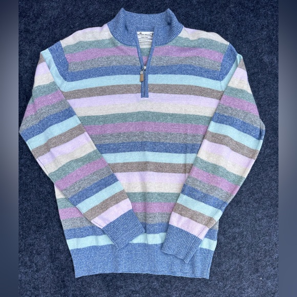 Peter Millar Crown Fleece Sweater Medium Golf - Picture 4 of 10